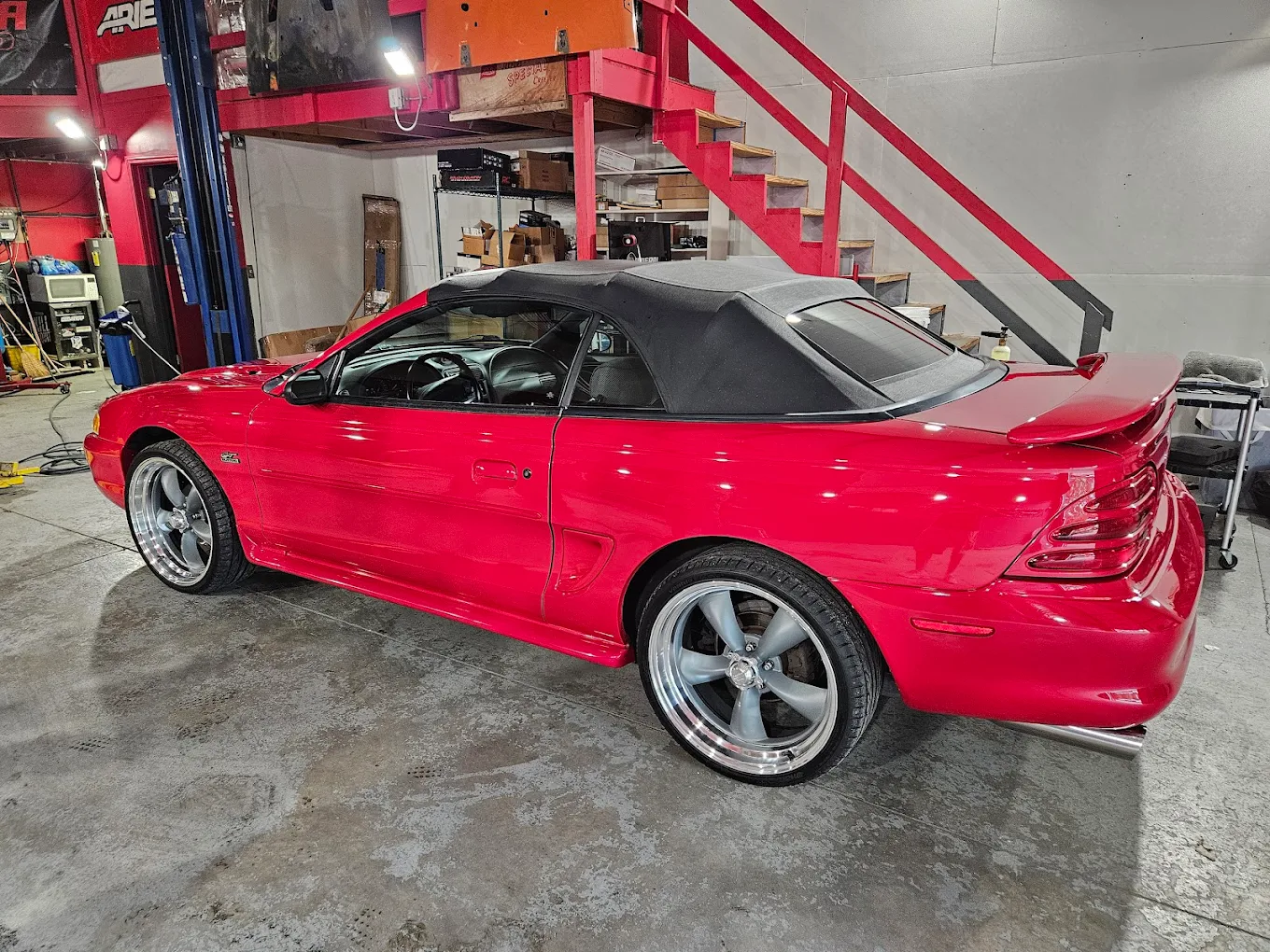 Kia Stinger with tinted windows
