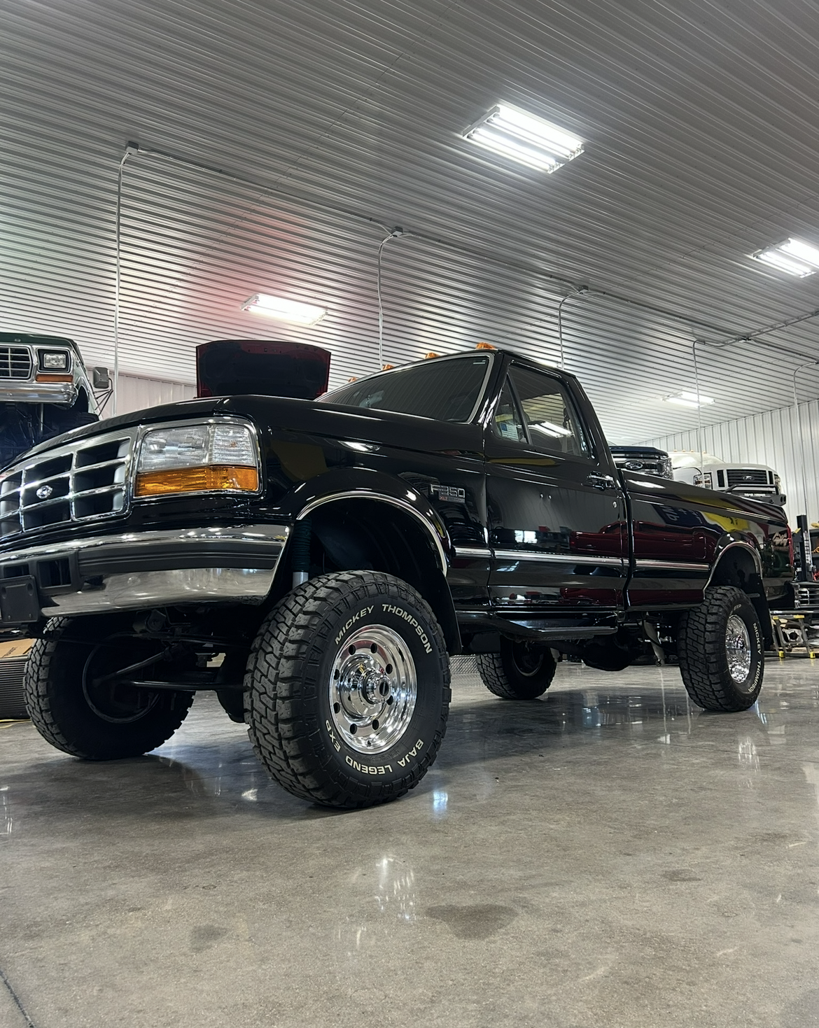 Lifted Ford F-350